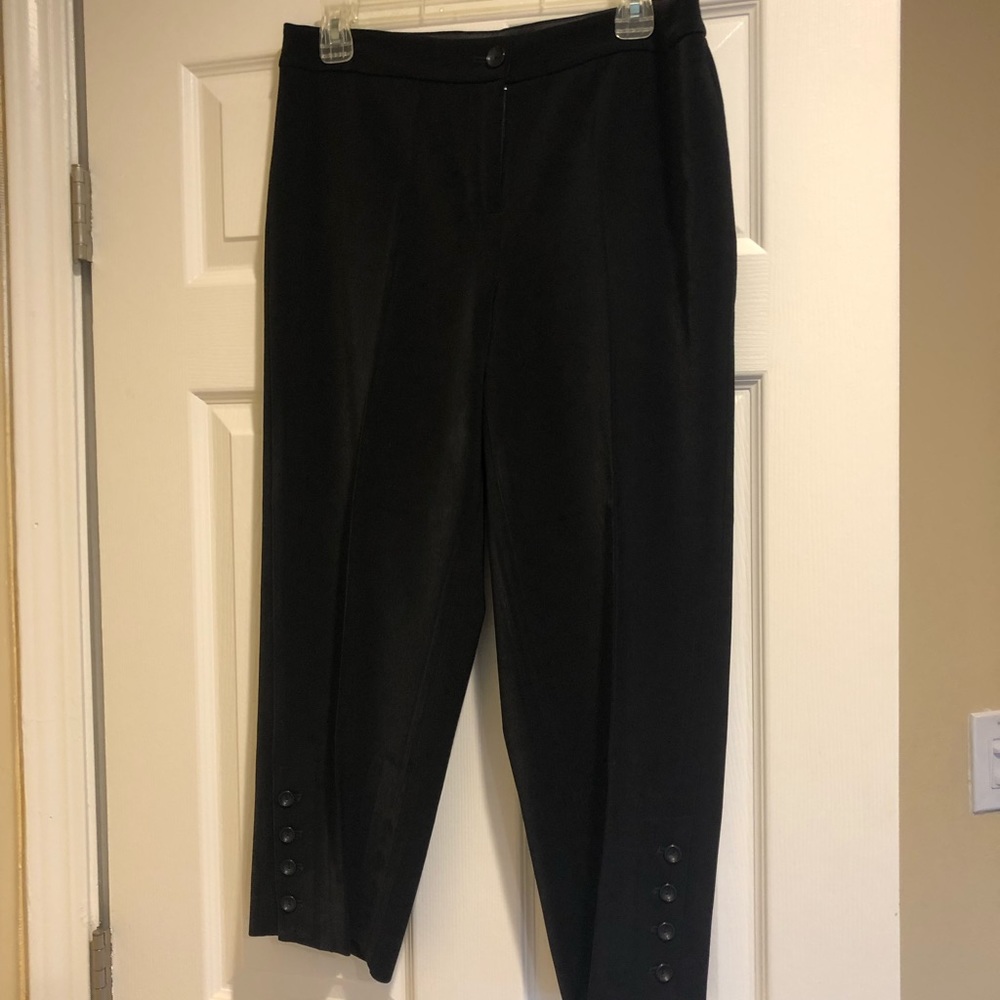 WHBM pants with button detail.